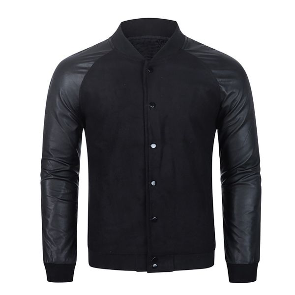 2019 men jacket streetwear new fashion autumn solid color casual chaqueta hombre casaco masculino, Black;brown
2019 men jacket streetwear new fashion autumn solid color casual chaqueta hombre casaco masculino, Black;brown