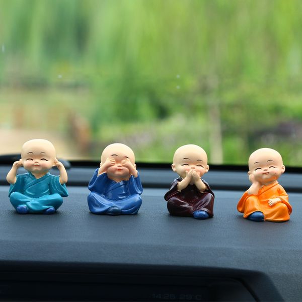 4pcs cute kongfu monk car interior display decoration car seat ornament home lovely decor dolls decoration supplies
4pcs cute kongfu monk car interior display decoration car seat ornament home lovely decor dolls decoration supplies