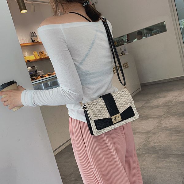 mini summer women shoulder bag hand made exquisiteness straw bags woven flap sweet pastoral rattan girls tote bag black
mini summer women shoulder bag hand made exquisiteness straw bags woven flap sweet pastoral rattan girls tote bag black
