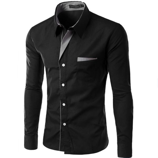 new fashion camisa masculina long sleeve shirt men slim fit design formal casual brand male dress shirt size -4xl, White;black
new fashion camisa masculina long sleeve shirt men slim fit design formal casual brand male dress shirt size -4xl, White;black