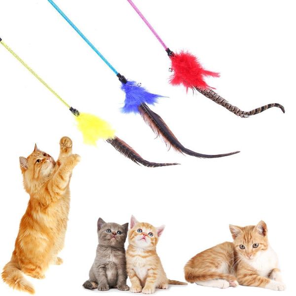 1pc pet cat toy colorful feather rod wand stick cat catcher teaser toys for cat kitten interactive playing cats pet products
1pc pet cat toy colorful feather rod wand stick cat catcher teaser toys for cat kitten interactive playing cats pet products