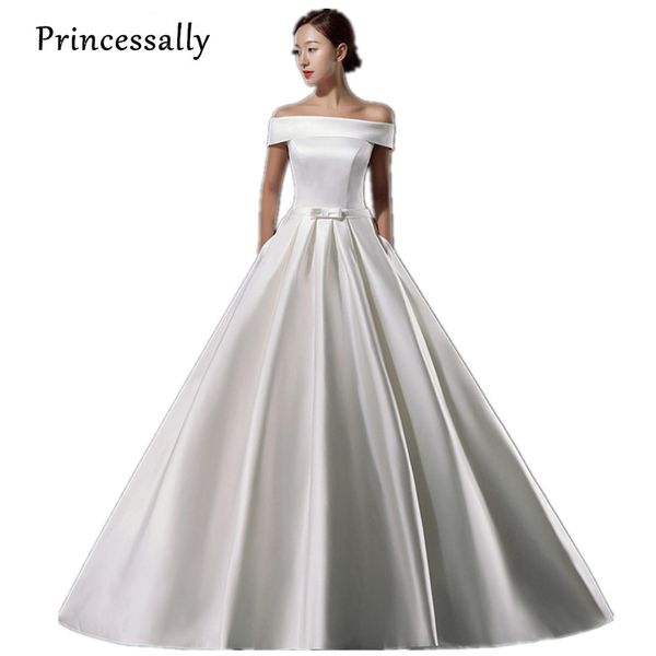 evening dress thick satin boat nek with train simple elegant long prom dress custom party formal evening gown new, White;black
evening dress thick satin boat nek with train simple elegant long prom dress custom party formal evening gown new, White;black