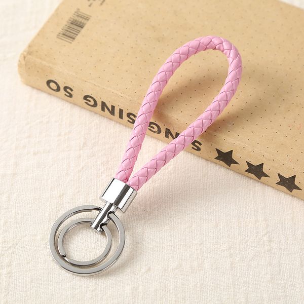 popular fashion weave pu leather key chains snap button keychain jewelry for men women solid color key rings ys-31, Silver
popular fashion weave pu leather key chains snap button keychain jewelry for men women solid color key rings ys-31, Silver