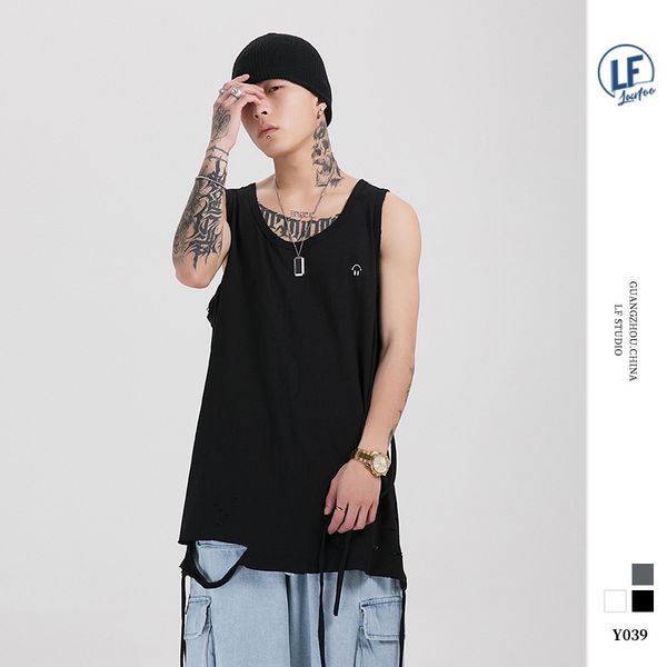lawfoo2020 years spring and summer new style origional national trends men's wear hip hop cut ribbon men's solid color versatile, Black;blue
lawfoo2020 years spring and summer new style origional national trends men's wear hip hop cut ribbon men's solid color versatile, Black;blue