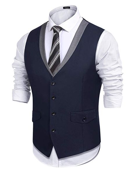 custom made navy blue men suit vests slim fit formal waistcoat for man wedding prom vest flap pocket business formal vests, Black;white
custom made navy blue men suit vests slim fit formal waistcoat for man wedding prom vest flap pocket business formal vests, Black;white