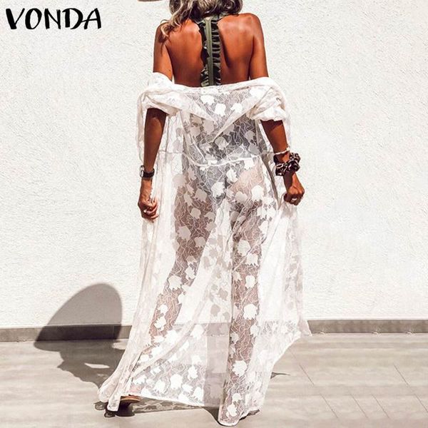 2020 vonda women blouses casual long sleeve lace crochet hollow long see through shirts plus size white cardigans
2020 vonda women blouses casual long sleeve lace crochet hollow long see through shirts plus size white cardigans