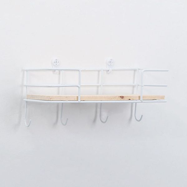 1pc creative iron wood storage rack home kitchen balcony hook plants hanging basket shelf decoration
1pc creative iron wood storage rack home kitchen balcony hook plants hanging basket shelf decoration