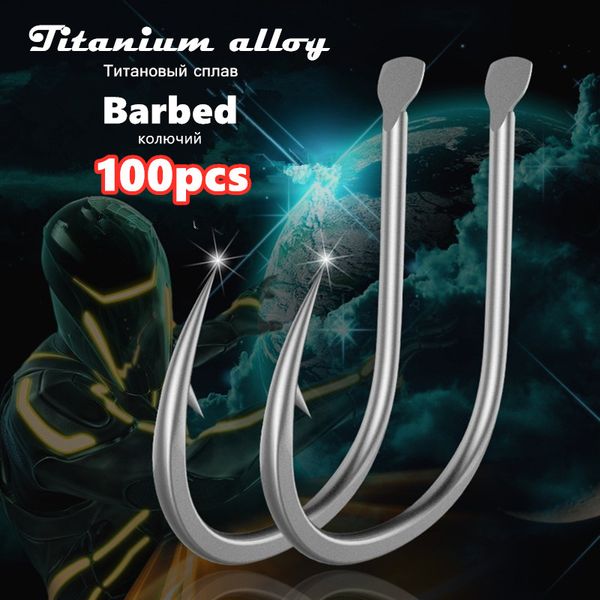 100pcs japan titanium alloy fishing hooks barbed super hard tools squid carp violent accessories pesca jig assist fishhook
100pcs japan titanium alloy fishing hooks barbed super hard tools squid carp violent accessories pesca jig assist fishhook