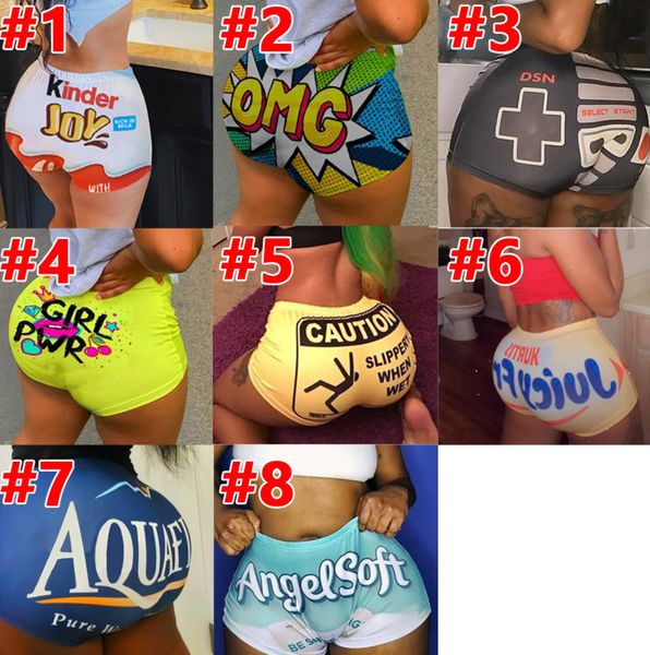 women tight shorts fashion slim pattern printed letter cartoons yoga pants summer designer mini leggings party casual clothing ty830, Black;white
women tight shorts fashion slim pattern printed letter cartoons yoga pants summer designer mini leggings party casual clothing ty830, Black;white