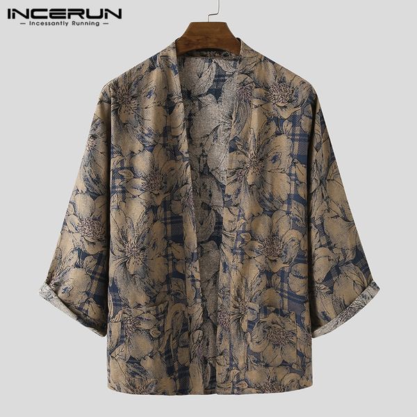 men's casual shirts incerun chinese style printed shirt men open stitch loose /4 sleeve cotton cardigan streetwear kimono camisa, White;black
men's casual shirts incerun chinese style printed shirt men open stitch loose /4 sleeve cotton cardigan streetwear kimono camisa, White;black