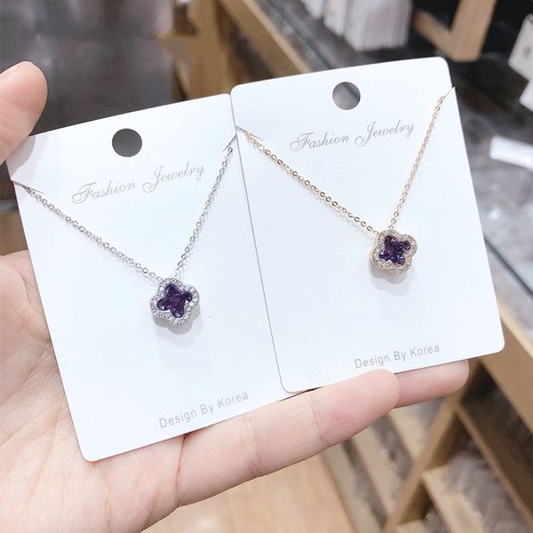 clover pendant necklaces for women silver rose gold luxury design rhinestone cubic zirconia choker necklace gift girls fashion party jewelry
clover pendant necklaces for women silver rose gold luxury design rhinestone cubic zirconia choker necklace gift girls fashion party jewelry