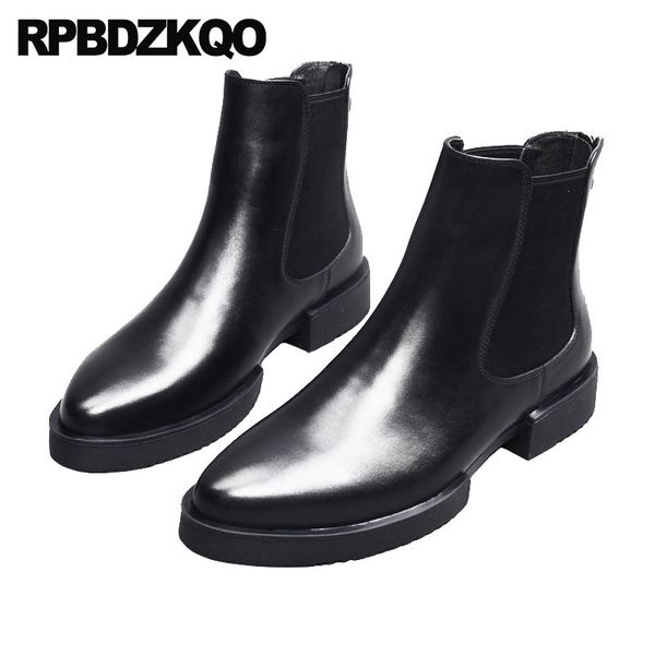 ankle formal mens pointed toe dress boots chunky booties korean high shoes fall platform full grain black handmade
ankle formal mens pointed toe dress boots chunky booties korean high shoes fall platform full grain black handmade