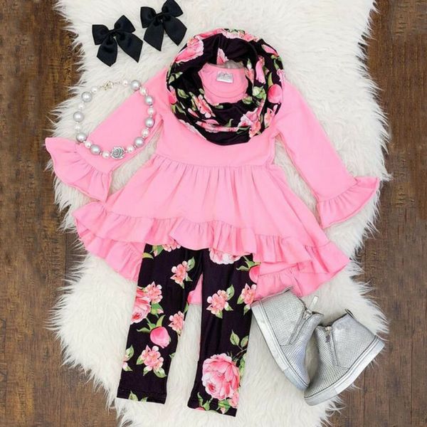 toddler kid baby girl ruffle clothes flare long sleeve high waist dress floral leggings pants outfits set, White
toddler kid baby girl ruffle clothes flare long sleeve high waist dress floral leggings pants outfits set, White