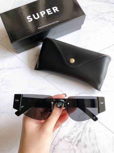 black rimless pilot sunglasses super by retrosuperfuture gafas de sol de women men sunglasses shades new with box, White;black
black rimless pilot sunglasses super by retrosuperfuture gafas de sol de women men sunglasses shades new with box, White;black