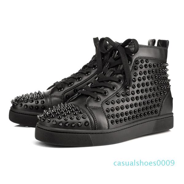 2020 designer men women fashion spike sneakers black red white blue leather suede graffiti flat bottoms luxury casual shoe size 36-47 c09
2020 designer men women fashion spike sneakers black red white blue leather suede graffiti flat bottoms luxury casual shoe size 36-47 c09