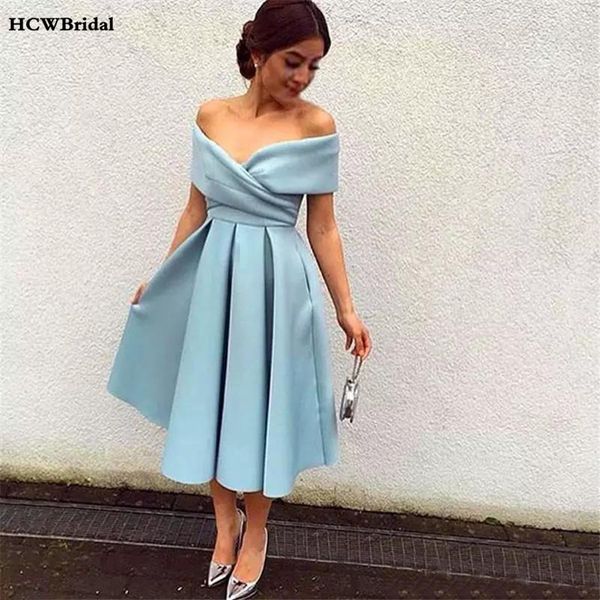 2019 mint blue short prom dresses off the shoulder a line knee length elegant women wedding party gowns occasion dress, White;black
2019 mint blue short prom dresses off the shoulder a line knee length elegant women wedding party gowns occasion dress, White;black