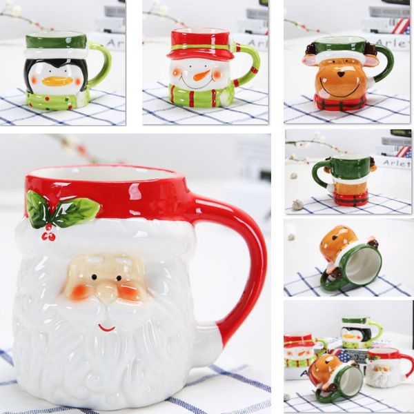3d christmas ceramic mug for santa claus snowman elk reindeer and penguin cartoon animal drinkware water cups coffee milk cup xd21853
3d christmas ceramic mug for santa claus snowman elk reindeer and penguin cartoon animal drinkware water cups coffee milk cup xd21853