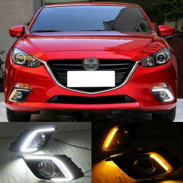 1pair drl for 3 axela 2014 2020 2020 daytime running lights fog lamp cover headlight 12v daylight with yellow
1pair drl for 3 axela 2014 2020 2020 daytime running lights fog lamp cover headlight 12v daylight with yellow