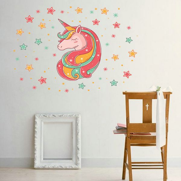 retail 6 styles kids cartoon unicorn wall sticker children room removable wall sticker stickers wallpapers decorative home decor party
retail 6 styles kids cartoon unicorn wall sticker children room removable wall sticker stickers wallpapers decorative home decor party