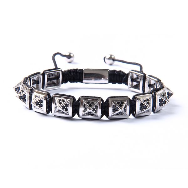 ailatu brand men braiding macrame jewelry micro pave cz pyramid beads power charm bracelet pulseira hombres, Golden;silver
ailatu brand men braiding macrame jewelry micro pave cz pyramid beads power charm bracelet pulseira hombres, Golden;silver