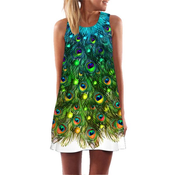 sleeveless floral feather print beach sundress 2020 women summer mini party dress new casual dresses green ladies vestidos, Black;gray
sleeveless floral feather print beach sundress 2020 women summer mini party dress new casual dresses green ladies vestidos, Black;gray