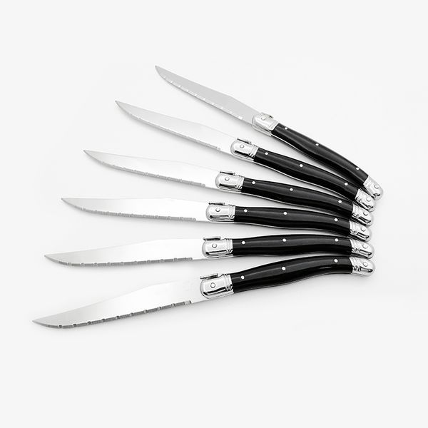 laguiole steak knives stainless steel cutlery dinnerware knife western tableware set wood handle cutter restaurant kitchen tool
laguiole steak knives stainless steel cutlery dinnerware knife western tableware set wood handle cutter restaurant kitchen tool