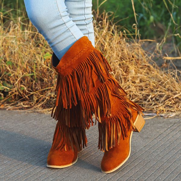 ankle boots women ladies bohemian fringe casual shoes ethnic tassel fringe boots winter shoes women zapatos de mujer, Black
ankle boots women ladies bohemian fringe casual shoes ethnic tassel fringe boots winter shoes women zapatos de mujer, Black