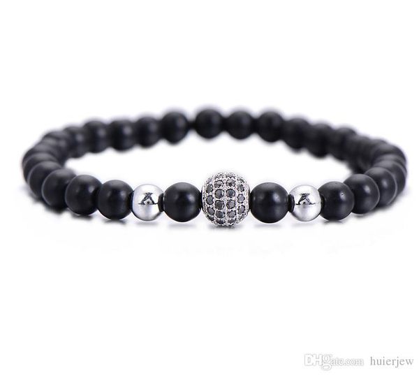 men bracelet black cz ball men bracelet yoga natural stone matte beads charm bracelets men jewelry, Golden;silver
men bracelet black cz ball men bracelet yoga natural stone matte beads charm bracelets men jewelry, Golden;silver