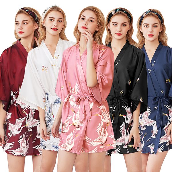 large size women sleepwear dresses satin night robe bathrobe perfect wedding bride bridesmaid robes dressing gown, Black;red
large size women sleepwear dresses satin night robe bathrobe perfect wedding bride bridesmaid robes dressing gown, Black;red