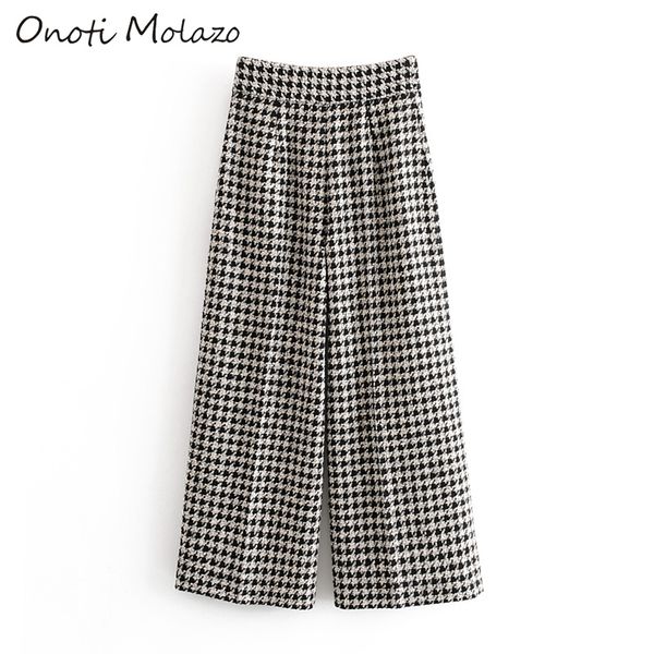 onoti molazo long pants women plaid casual pockets elegant ladies office vintage wide leg pants female chic 2019 autumn new, Black;white
onoti molazo long pants women plaid casual pockets elegant ladies office vintage wide leg pants female chic 2019 autumn new, Black;white