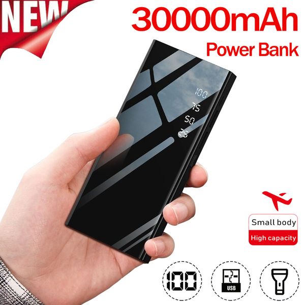 power bank 30000mah mirror external battery lcd digital display led lighting portable mobile phone charger ultra-thin power bank
power bank 30000mah mirror external battery lcd digital display led lighting portable mobile phone charger ultra-thin power bank