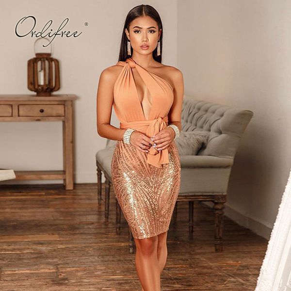 ordi2019 summer women bandage dress club wear party dress backless bodycon gold sequin, Black;gray
ordi2019 summer women bandage dress club wear party dress backless bodycon gold sequin, Black;gray