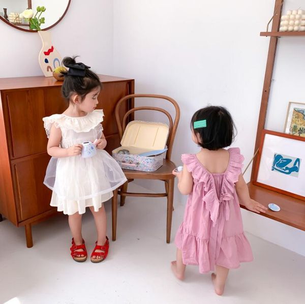 2020 new girls ruffles dress bow summer cotton backless fashion girls dresses 1-6 years hv143, Red;yellow
2020 new girls ruffles dress bow summer cotton backless fashion girls dresses 1-6 years hv143, Red;yellow