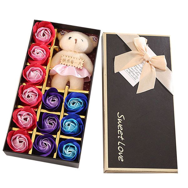 greeting wedding celebration gift boxed 12pcs soap rose 24k gold foil flower soap flower romantic home decoration little bear
greeting wedding celebration gift boxed 12pcs soap rose 24k gold foil flower soap flower romantic home decoration little bear