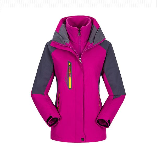 fashion warm 3in1 windproof waterproof outdoor sport jacket women climbing trekking hiking camping coat breathable fleece lined jackets, Blue;black
fashion warm 3in1 windproof waterproof outdoor sport jacket women climbing trekking hiking camping coat breathable fleece lined jackets, Blue;black