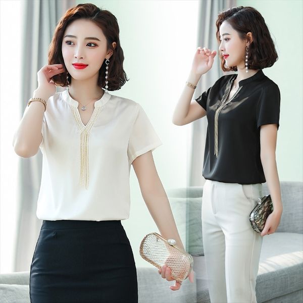 brother hua di qing 2020 solid color all-match loose mulberry silk base short-sleeved silk t-shirt female, White
brother hua di qing 2020 solid color all-match loose mulberry silk base short-sleeved silk t-shirt female, White
