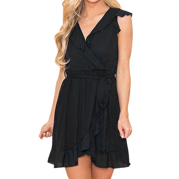 zomerjurk dames 2019 womens summer dot sleeveless v-neck holiday party mini dress femme, Black;gray
zomerjurk dames 2019 womens summer dot sleeveless v-neck holiday party mini dress femme, Black;gray