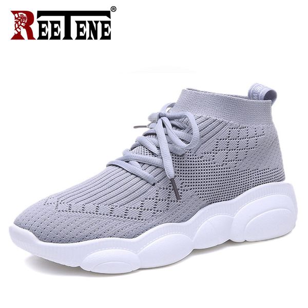 reetene mesh shoes for women outdoor breathable sports shoes light comfort lace up casual women high-female footwear, Black
reetene mesh shoes for women outdoor breathable sports shoes light comfort lace up casual women high-female footwear, Black