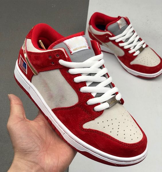 2020 dunk low sb противные мальчики американский флаг sb dunk доска обувь мужчины женщины казуальных спортивных кроссовок размер 36-44, White;red
2020 dunk low sb противные мальчики американский флаг sb dunk доска обувь мужчины женщины казуальных спортивных кроссовок размер 36-44, White;red