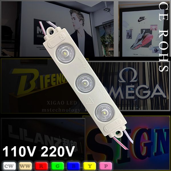 new ac110v 220v injection high brightness led module light led sign modules lamp power 2w 280lm smd2835 3 led ip65
new ac110v 220v injection high brightness led module light led sign modules lamp power 2w 280lm smd2835 3 led ip65