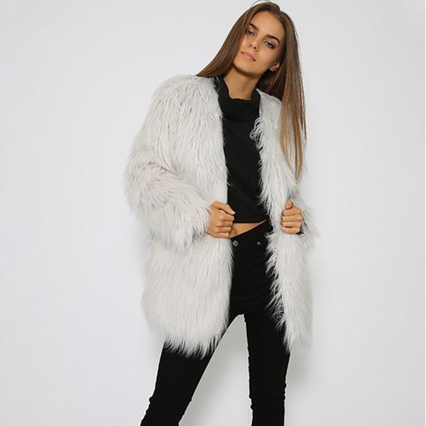women faux fur coats long mongolia sheep coats winter warm long sleeve thick outwear coat female plus sizes fake fur jacket, Black;brown
women faux fur coats long mongolia sheep coats winter warm long sleeve thick outwear coat female plus sizes fake fur jacket, Black;brown