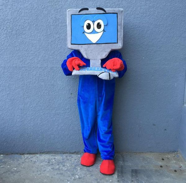 2019 new eva material computer mascot costume cartoon apparel halloween birthday, Red;yellow
2019 new eva material computer mascot costume cartoon apparel halloween birthday, Red;yellow