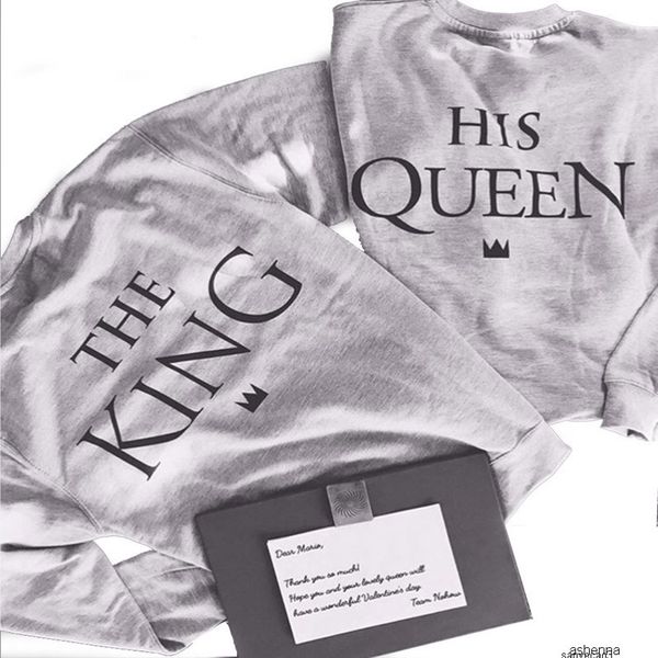 womens designer king queen plus velvet letter printed long sleeve sweater lovers jacket womenu207h, Black;brown
womens designer king queen plus velvet letter printed long sleeve sweater lovers jacket womenu207h, Black;brown