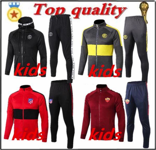19 20 atletico madrid kids tracksuits soccer rome jacket kit 2019 2020 inter milan kids jacket training suit size 10-18, Black
19 20 atletico madrid kids tracksuits soccer rome jacket kit 2019 2020 inter milan kids jacket training suit size 10-18, Black