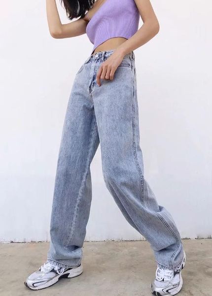 yanueun straight jeans loose pants female autumn pockets high waist jeans bf casual denim pants for ladies 2020, Blue
yanueun straight jeans loose pants female autumn pockets high waist jeans bf casual denim pants for ladies 2020, Blue