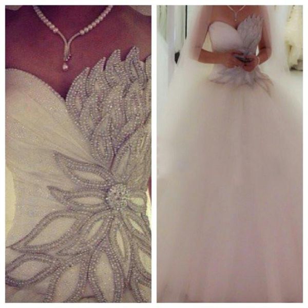 super fashion white tulle sweetheart wedding dresses leaves pattern crystals beading destination wedding dresses for vestidos de noche
super fashion white tulle sweetheart wedding dresses leaves pattern crystals beading destination wedding dresses for vestidos de noche