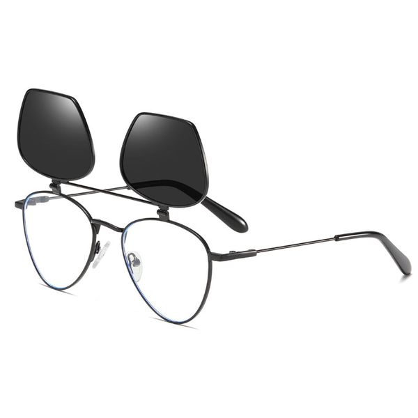 women's retro men's and women's flip sunglasses round metal frame glasses flip lens flip clear lens pun sunglasses send box, White;black
women's retro men's and women's flip sunglasses round metal frame glasses flip lens flip clear lens pun sunglasses send box, White;black
