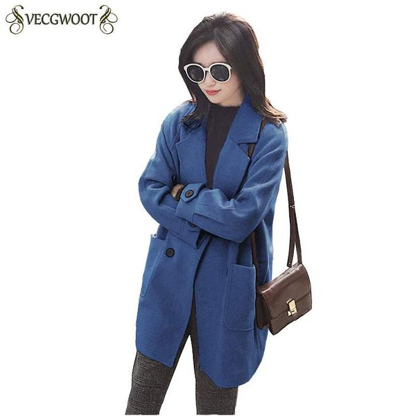 2018 autumn winter women woolen jacket medium long slim korean females coat solid color student outerwear casual wild pr536, Black
2018 autumn winter women woolen jacket medium long slim korean females coat solid color student outerwear casual wild pr536, Black