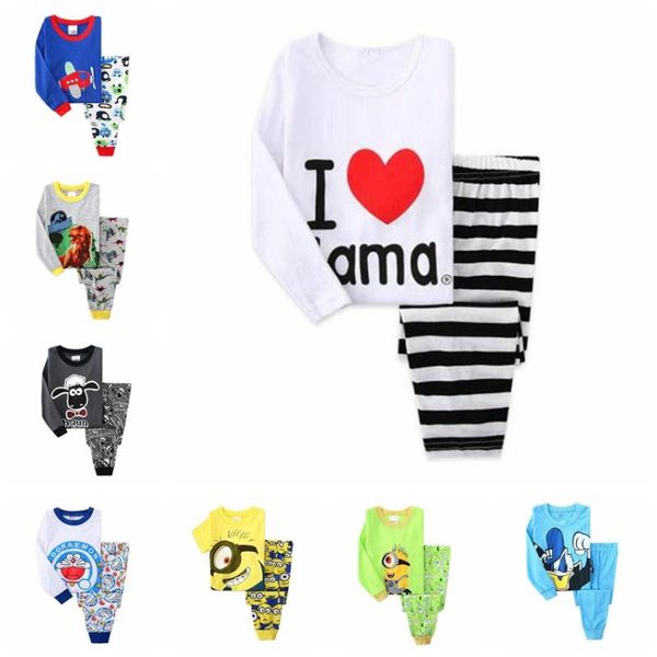 design children sleepwear kids pajamas sets baby i love mom dad nightwear boys girls christmas pyjamas animal dinosaur pijama, Blue;red
design children sleepwear kids pajamas sets baby i love mom dad nightwear boys girls christmas pyjamas animal dinosaur pijama, Blue;red