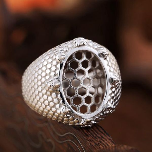 art deco 925 sterling silver 12x16mm oval cabochon semi mount ring setting engagement wedding jewelry setting, Golden;silver
art deco 925 sterling silver 12x16mm oval cabochon semi mount ring setting engagement wedding jewelry setting, Golden;silver